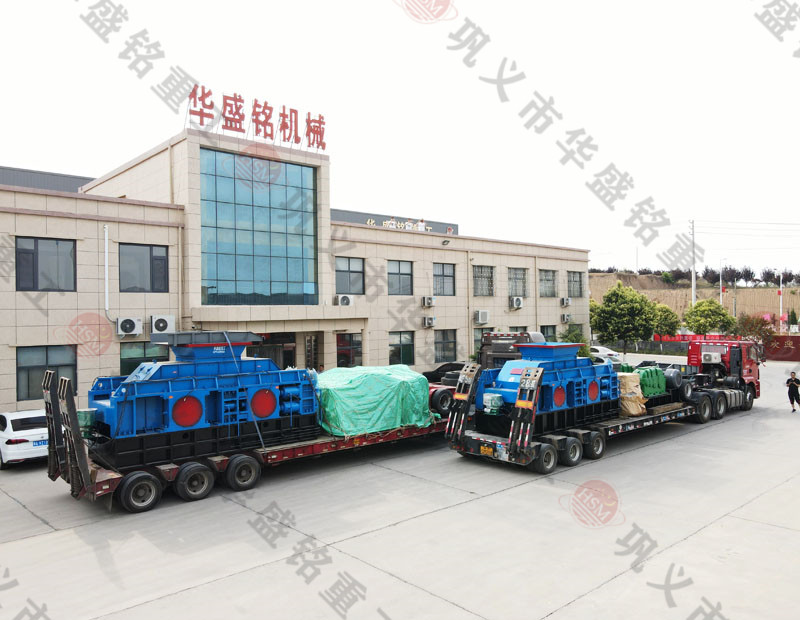 水泥廢料用什么破碎好？就用液壓對輥制砂機